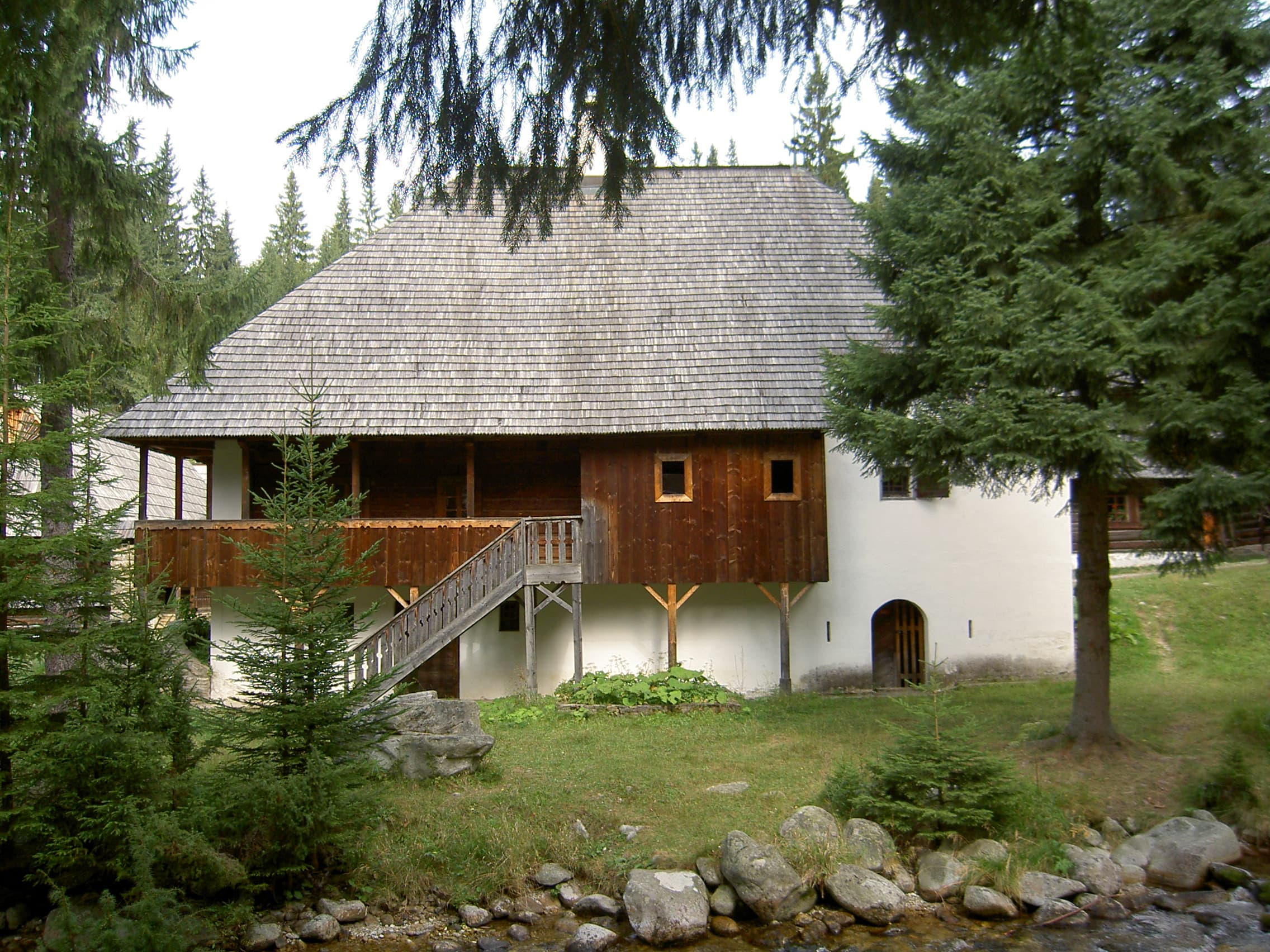 Museum of the Orava Village — a whole timber village, 5 minutes up our valley